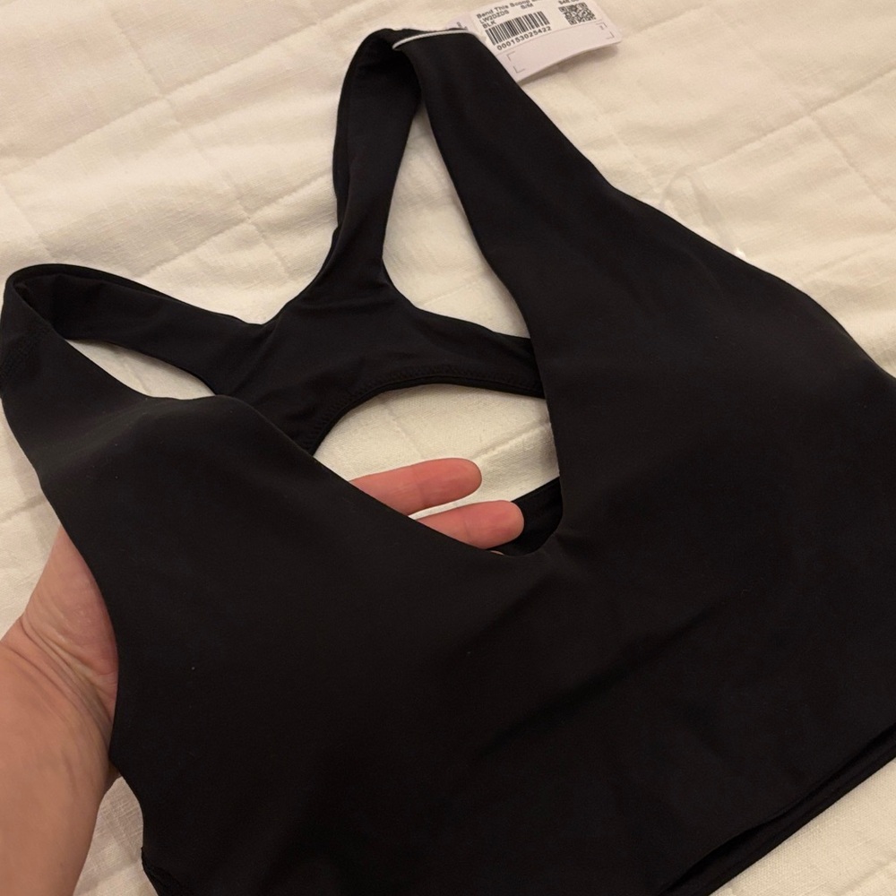Lululemon Black Racerback Bralette - Women sport’s bra - Picture 2 of 6